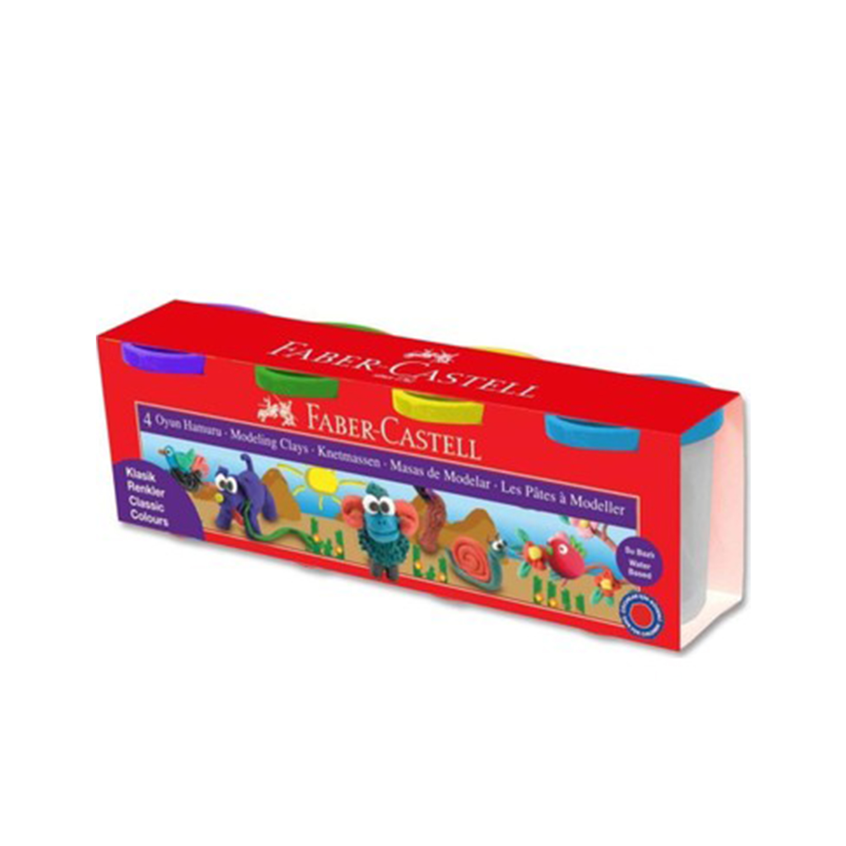 Faber Castel 4'lü Oyun Hamuru